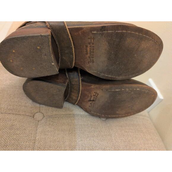 Corral Distressed Harness Western Boots Round Toe size 8.5 - Picture 6 of 6
